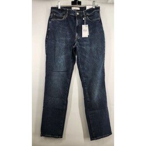 Mango MNG Women's Blue Size 40 Mid Rise Slim Fit Jeans NWT